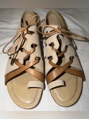 Tod’s suede/leather gladiator sandal - worn 1 time 39